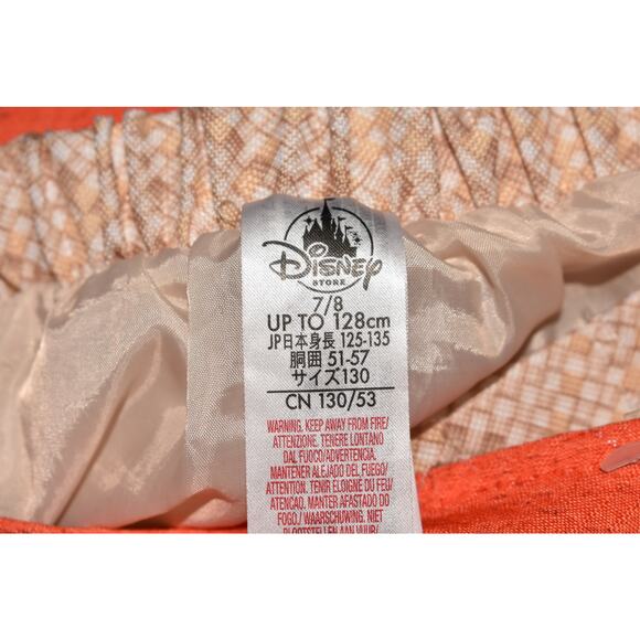 DISNEY‎ STORE $50 Moana Costume Skirt & Sarong Set Girls 7/8 - Picture 3 of 3